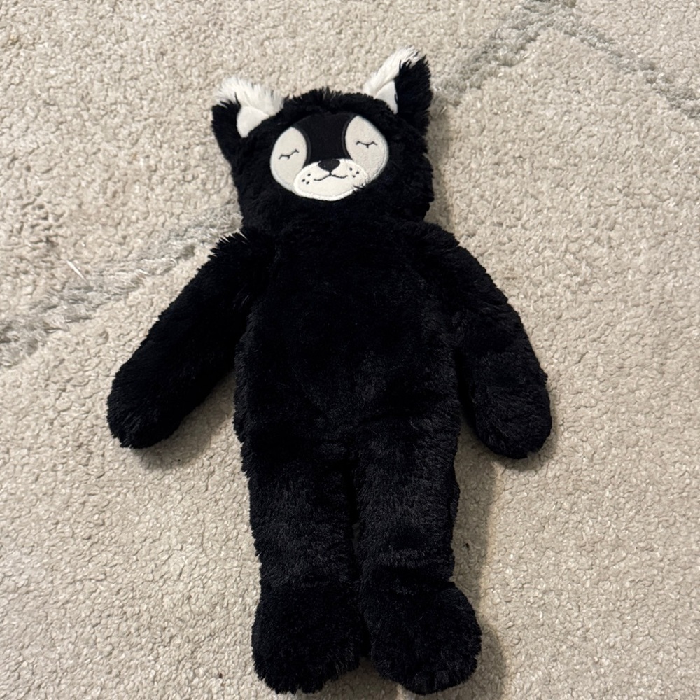 Slumberkins Black Cat Lynx Halloween Edition